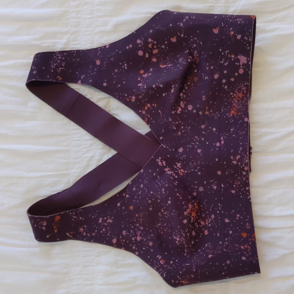 Athleta Crossover Reversible Sports Bra (A-C) | S in Purple Agate
